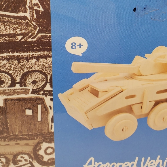 Armored Vehicle Military Model JP236 Robotime ROWOOD series 59 PCS NEW Age 8+ - Picture 3 of 9